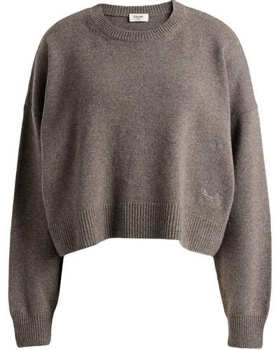 celine grey sweater|celine sweaters for sale.